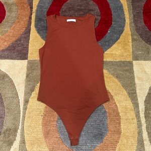 Babaton Rust/ Burnt Orange Bodysuit